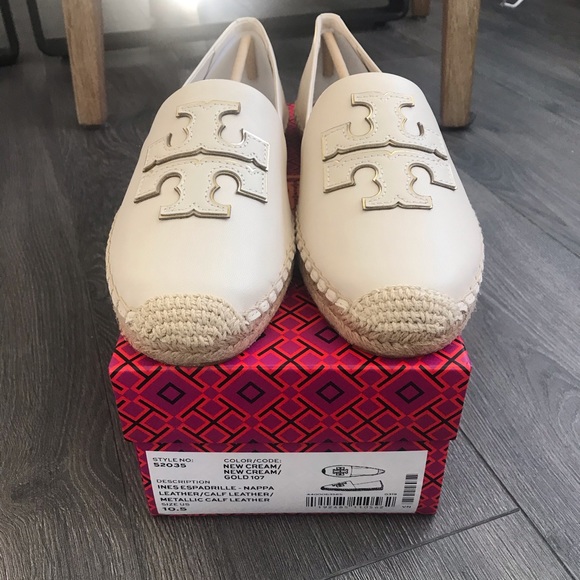 Tory Burch New cream gold espadrille - Picture 3 of 16